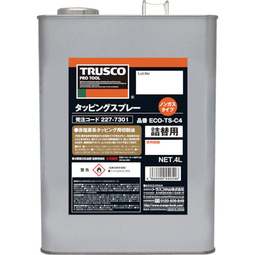TRUSCO αタッピングオイル 難削材用 4L ECO-TS-C4 227-7301
