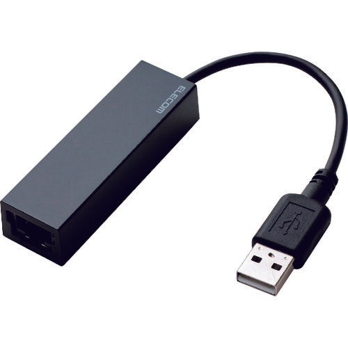 エレコム USB2.0 LANアダプター Type-A ブラック EDC-FUA2-B 114-2053