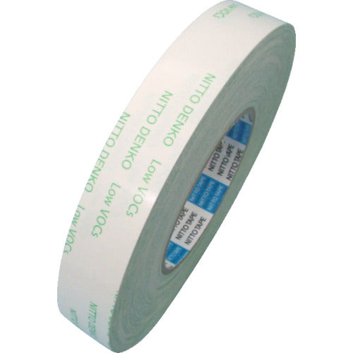 日東 低VOC両面テープ(無溶剤・粗面接着タイプ) EW-514 15mm×50m ホワイト EW-514-15 790-0058