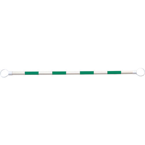 ミツギロン ガードバー1.5m白×緑テープ GB-WG1.5 375-9598