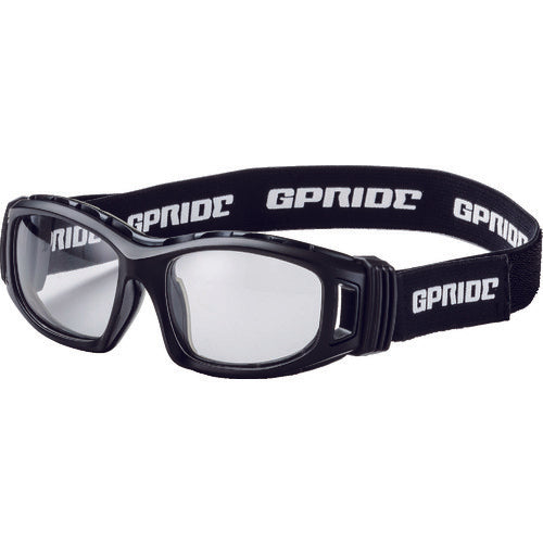 EYE-GLOVE 二眼型安全ゴーグル ブラック+度付レンズセット(マルチコート GP-98-BK-M 855-7252