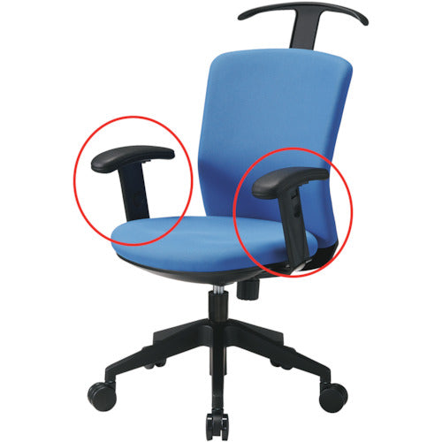 アイリスチトセ 回転椅子 HG1000専用可動肘 HG1000-ATD 829-1560