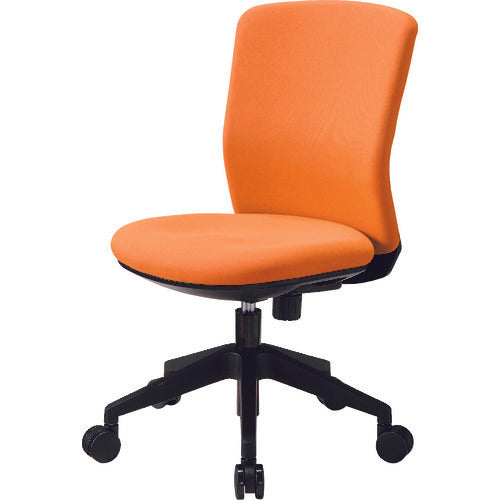 アイリスチトセ 回転椅子 HG1000 本体 オレンジ HG1000-M0-F-OG 829-1559