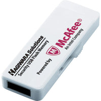 エレコム ウィルス対策機能付USBメモリー 2GB 1年ライセンス HUD-PUVM302GA1 820-0196