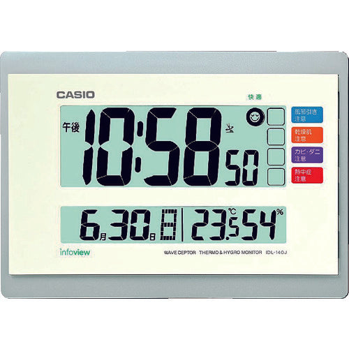 カシオ 電波置時計 IDL-140J-7JF 803-6730