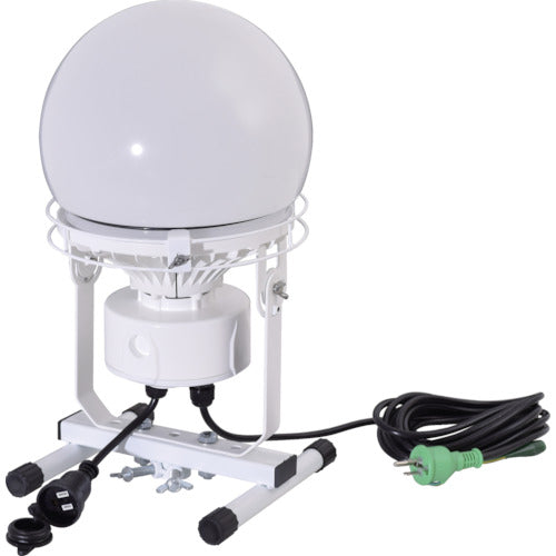 日動 床置きLED投光器(連結可能)ディスクボール100W 床スタンド式 昼白色 L100W-AB-50K 835-7705
