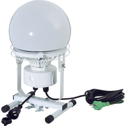 日動 床置きLED投光器(連結可能)ディスクボール100W 床スタンド式 昼白色 収納ケース付 L100W-AB-50K-PBOX 835-7706