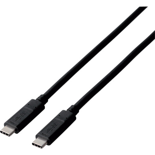 エレコム USB3.1ケーブル(C-C、PD対応) 1.0m ブラック MPA-CC13A10NBK 114-1969