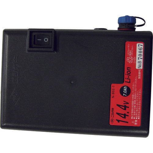 ニシガキ 兼用バッテリー14.4v,7a N-902-1 137-2195