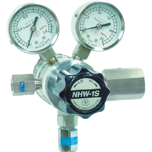 ヤマト 分析機用フィン付二段圧力調整器 NHW-1S NHW1STRCCH4 434-4821