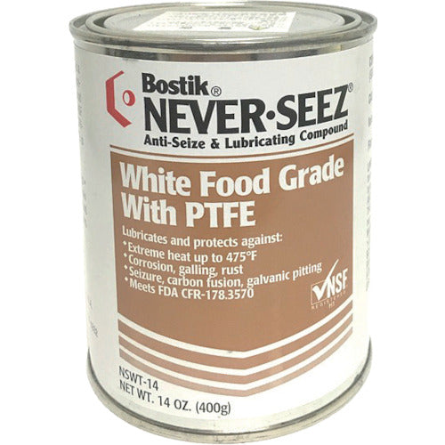 ネバーシーズ 食品機械用潤滑剤 PTFEグリス食品グレード 400G NSWT-14 323-6161