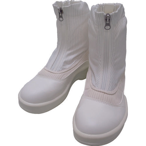 ゴールドウイン 静電安全靴セミロングブーツ ホワイト 23.0cm PA9875-W-23.0 759-1586