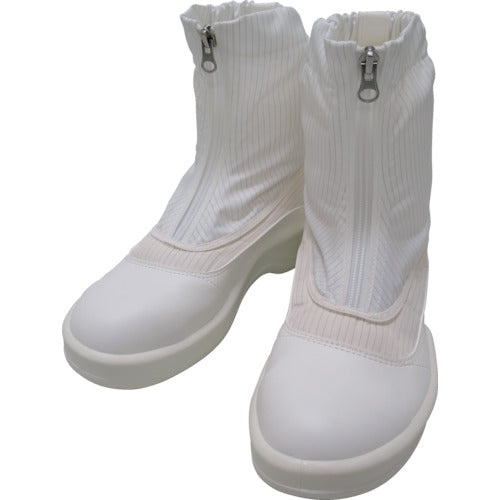 ゴールドウイン 静電安全靴セミロングブーツ ホワイト 23.5cm PA9875-W-23.5 759-1594