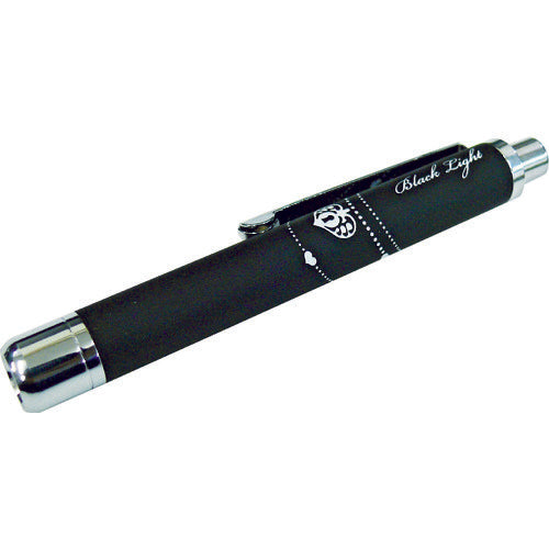 KONTEC 1灯ラバー調ペン型ブラックライト ブラック PW-UV375H-07BL 102-6010