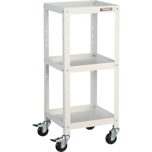 TRUSCO ラビットワゴン 360X360 ゴム車輪 W色 RBW-933 W 366-3621