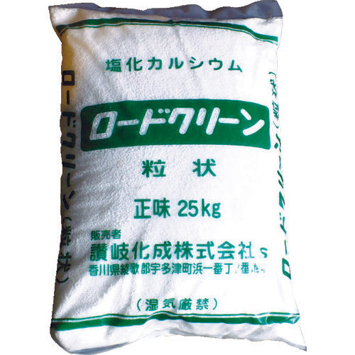 讃岐化成 凍結防止剤 ロードクリーン(塩化カルシウム)粒状25kg (1袋入) RCG25 483-6782