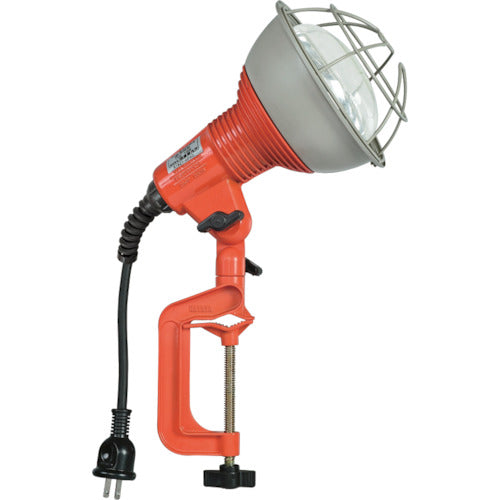 ハタヤ 防雨型作業灯 リフレクターランプ200W 100V電線0.3m バイス付 RG-200 370-4203