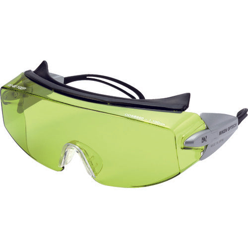 リケン レーザー用一眼型保護メガネ(YAG・ファイバー用)メガネ併用可 RS-80 YGEP 448-9233