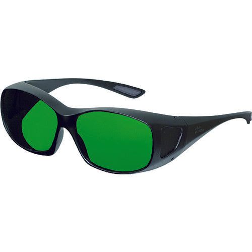 リケン レーザー用二眼型保護メガネ(YAG・ファイバー用)メガネ併用可 RSX-4 YG 355-0451