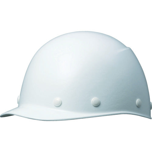 ミドリ安全 FRP製ヘルメット 野球帽型 ホワイト SC-9FRA-KP-W 422-8596