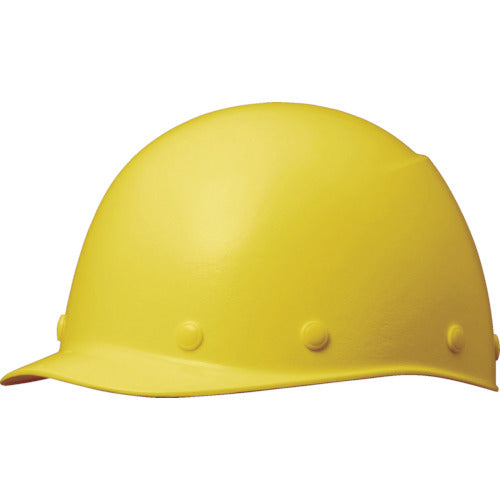 ミドリ安全 FRP製ヘルメット 野球帽型 イエロー SC-9FRA-KP-Y 422-8600