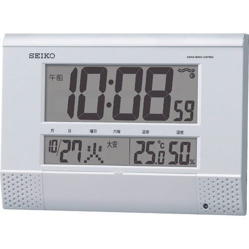 SEIKO プログラムチャイム付き電波時計 SQ435W 820-2562