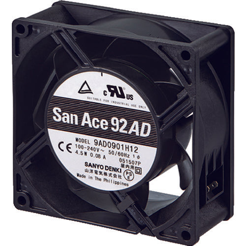 SanACE ACDCファンセットモデル(92×38mm センサ無) ST1-9AD0901H12 835-4184