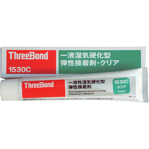 スリーボンド 弾性接着剤 湿気硬化タイプ TB1530C 150g 半透明 TB1530C-150 355-2896