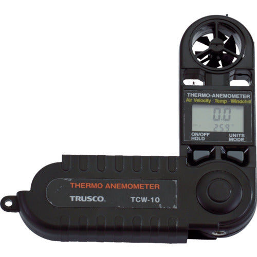 TRUSCO 折りたたみ式風速計 TCW-10 415-0945
