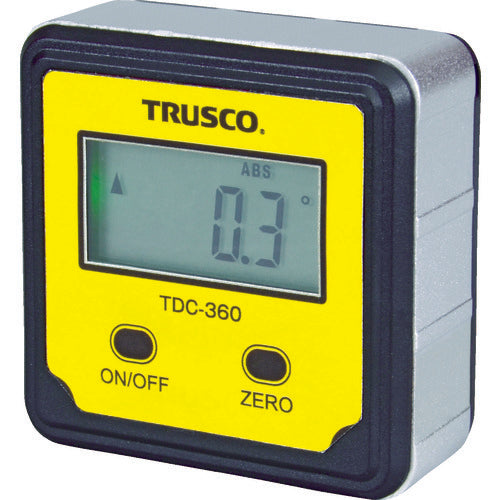 TRUSCO デジタル水平傾斜計 デジキュービック TDC-360 761-6180