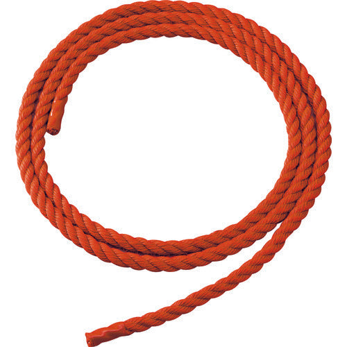 TRUSCO 交換用ロープ 2連はしご48用 8m オレンジ色 TDLR-48 161-1136