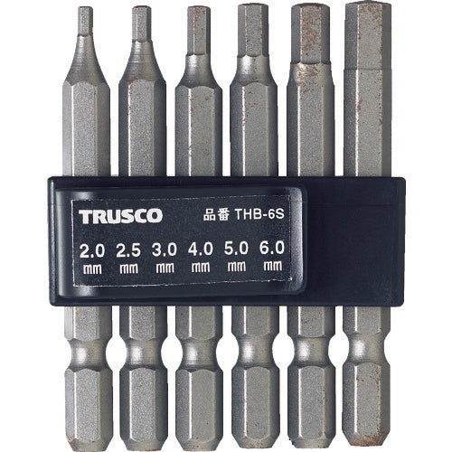 TRUSCO 六角ビットセット THB-6S 330-4019