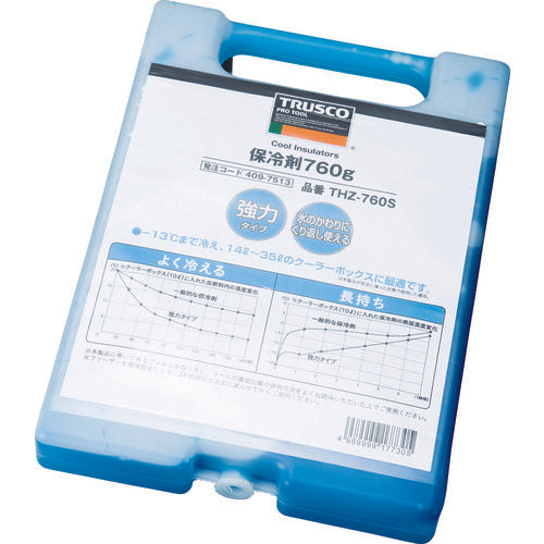 TRUSCO 保冷剤 760g 強冷タイプ THZ-760S 409-7513