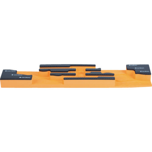 TRUSCO EVAフォーム 黒×オレンジ 3段式工具箱用 TIT44SBKF2 776-1724