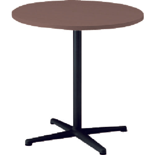 イトーキ ノットワークカフェテーブル円型 天板ノルディックバーチ・脚サテンブラック TLL-06C7J-TN 149-1679
