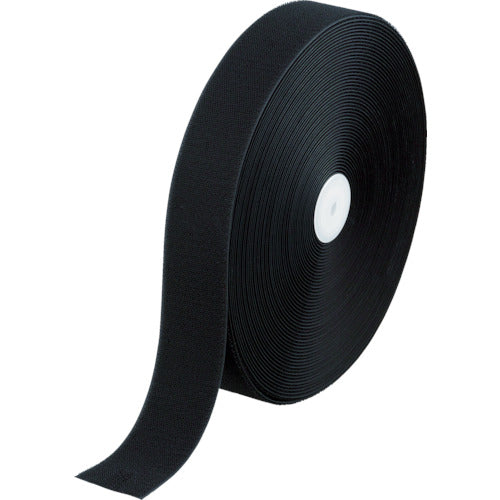 TRUSCO マジックテープ 縫製用B側 幅50mmX長さ25m 黒 TMBH-5025-BK 361-9532