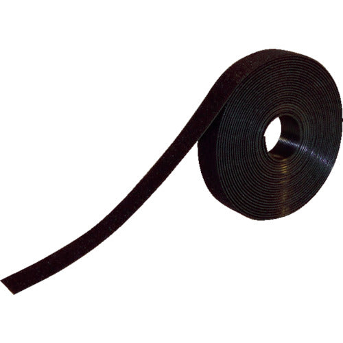 TRUSCO 耐候性マジックバンド[[R下]]結束テープ幅20mm長さ1.5m黒 TMKT-2015-BK 819-1532
