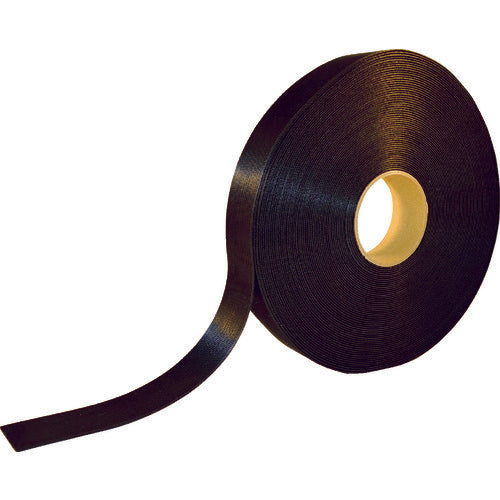 TRUSCO 耐候性マジックバンド[[R下]]結束テープ幅40mm長さ30m黒 TMKT-40W-BK 819-1537