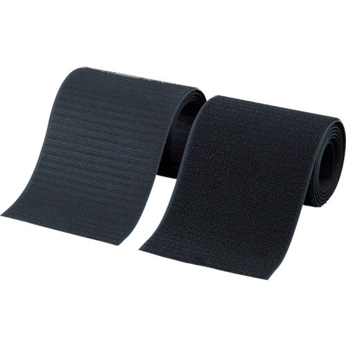 TRUSCO マジックテープ 縫製タイプ 50mmX1m 黒(1巻=1セット) TMSH-501-BK 389-7303