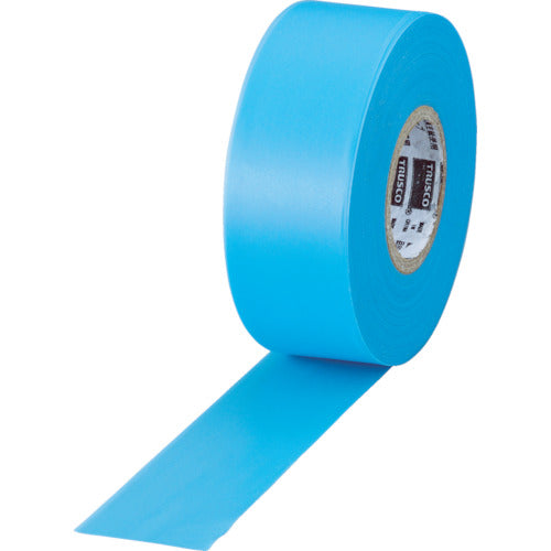 TRUSCO 目印テープ 30mmX50m ブルー TMT-30B 408-9057