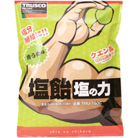 TRUSCO 【※軽税】塩飴 塩の力 750g 青梅味 詰替袋 (1袋入) TNU-750C 408-7381