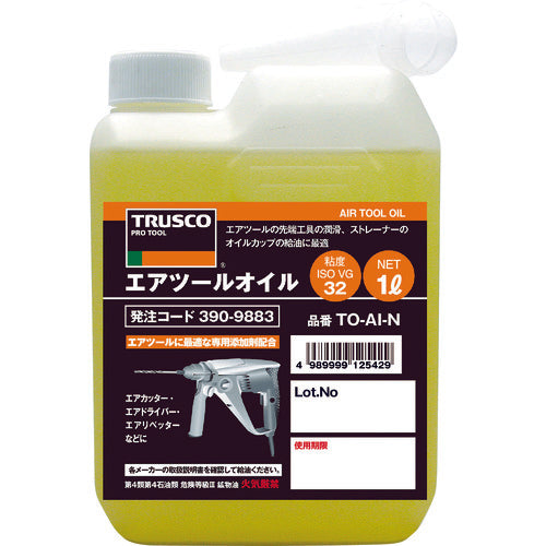 TRUSCO エアーツールオイル 1L TO-AI-N 390-9883
