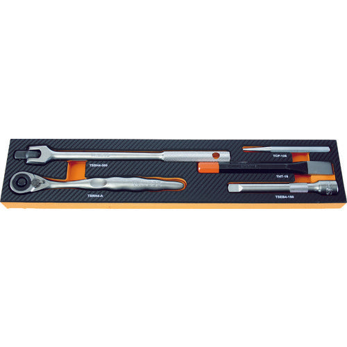 TRUSCO EVAフォーム 黒×オレンジ 3段式工具箱用 TPT55SF2 856-6747