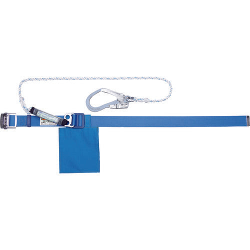 TRUSCO ロープ式安全帯 1本つり専用 幅50mmX長さ1150mm ブルー TSB-99A-B 161-5687