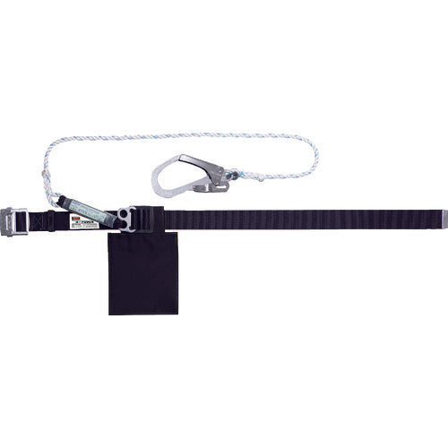 TRUSCO ロープ式安全帯 1本つり専用 幅50mmX長さ1150mm ブラック TSB-99A-BK 161-5689