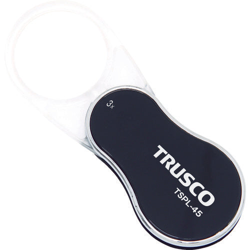 TRUSCO LED付スライドポケットルーペ レンズサイズ45mm 3倍 TSPL-45 798-5436