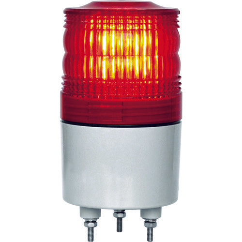 NIKKEI ニコトーチ70 VL07R型 LED回転灯 70パイ 赤 VL07R-200NPR 818-3283