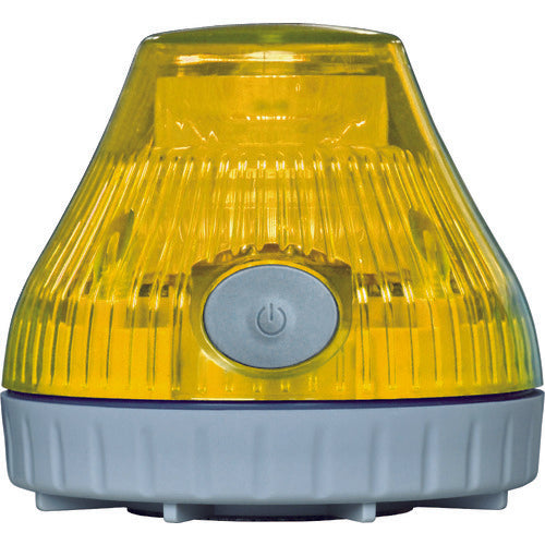 NIKKEI ニコPOT VL08B型 LED回転灯 80パイ 黄 VL08B-003DY 818-3288