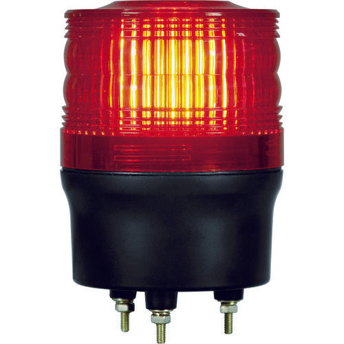 NIKKEI ニコトーチ90 VL09R型 LED回転灯 90パイ 赤 100V VL09R-100NR 818-3291
