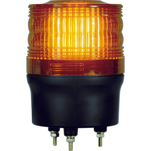 NIKKEI ニコトーチ90 VL09R型 LED回転灯 90パイ 黄 100V VL09R-100NY 818-3292